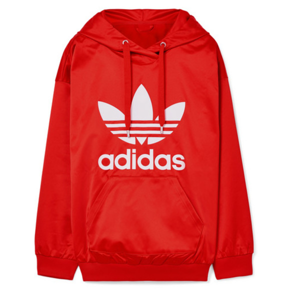 adidas Tops - ADIDAS Originals Satin Hooded top